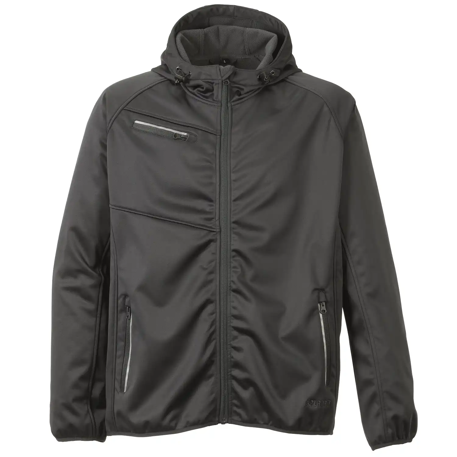 Softshelljacke "Fog" Outdoor in grau, 4XL - Bild 1
