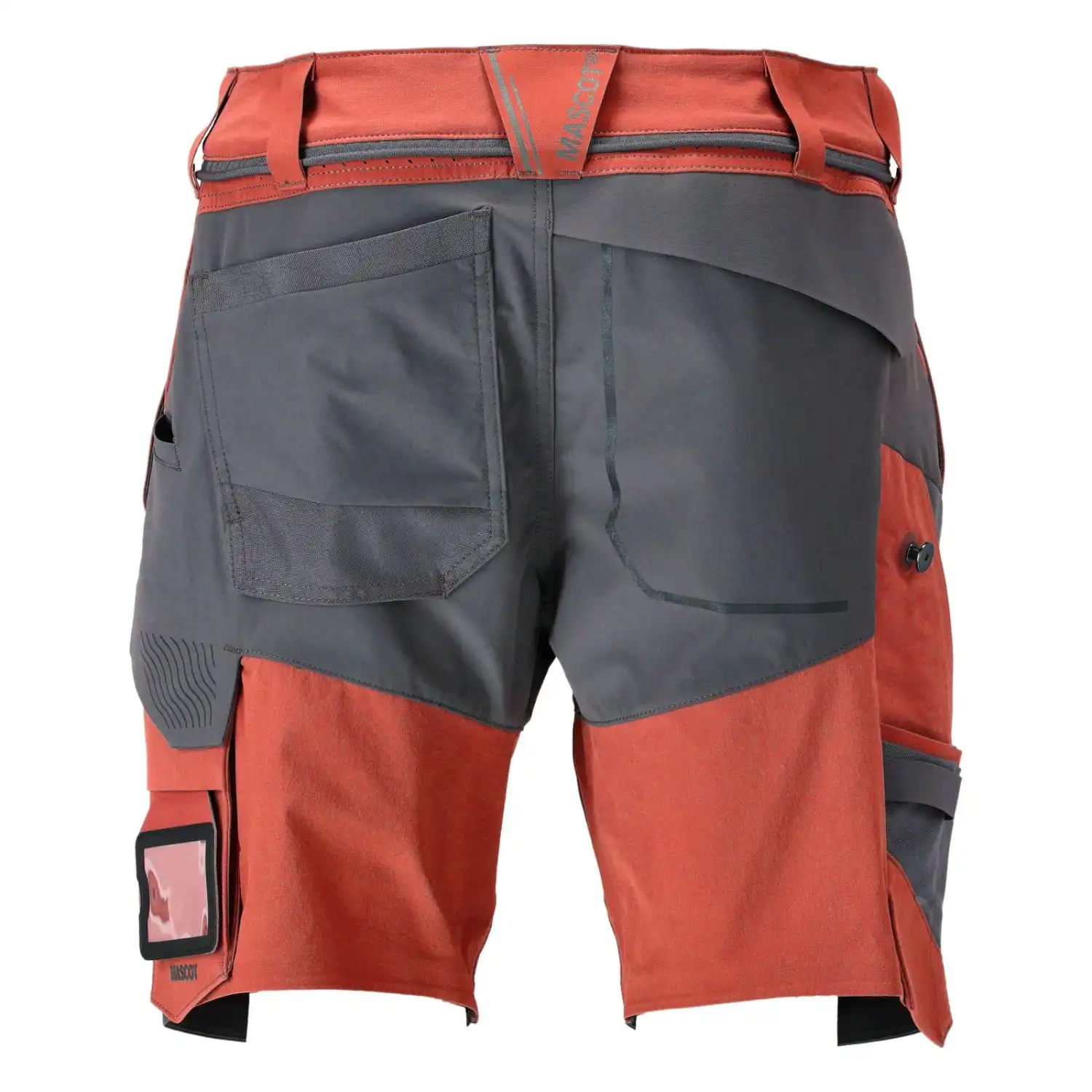 Stretch-Shorts "22149-605" Customized in herbstrot/anthrazit, 24C44 - Thumbnail 2