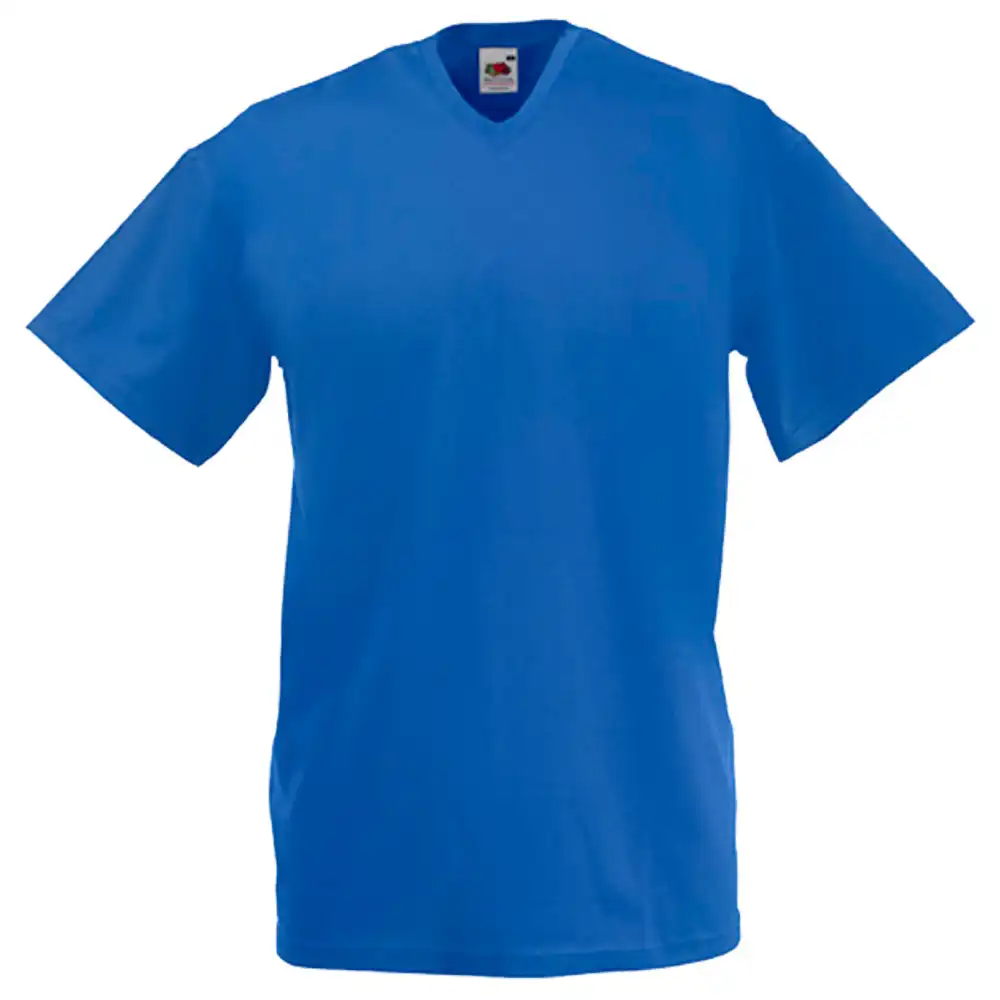T-Shirt "F270" V-Ausschnitt Valueweight in royal blue, S - Bild 1
