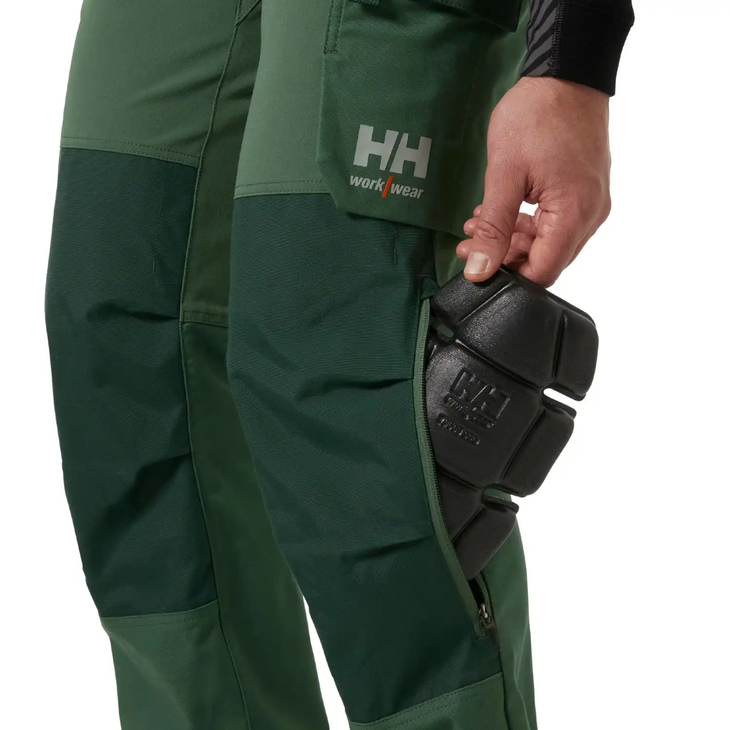 Stretch Latzhose "OXFORD 4X HH CONNECT™ BIB" in fichtengrün/dunkel fichtengrün, C146 - Thumbnail 7