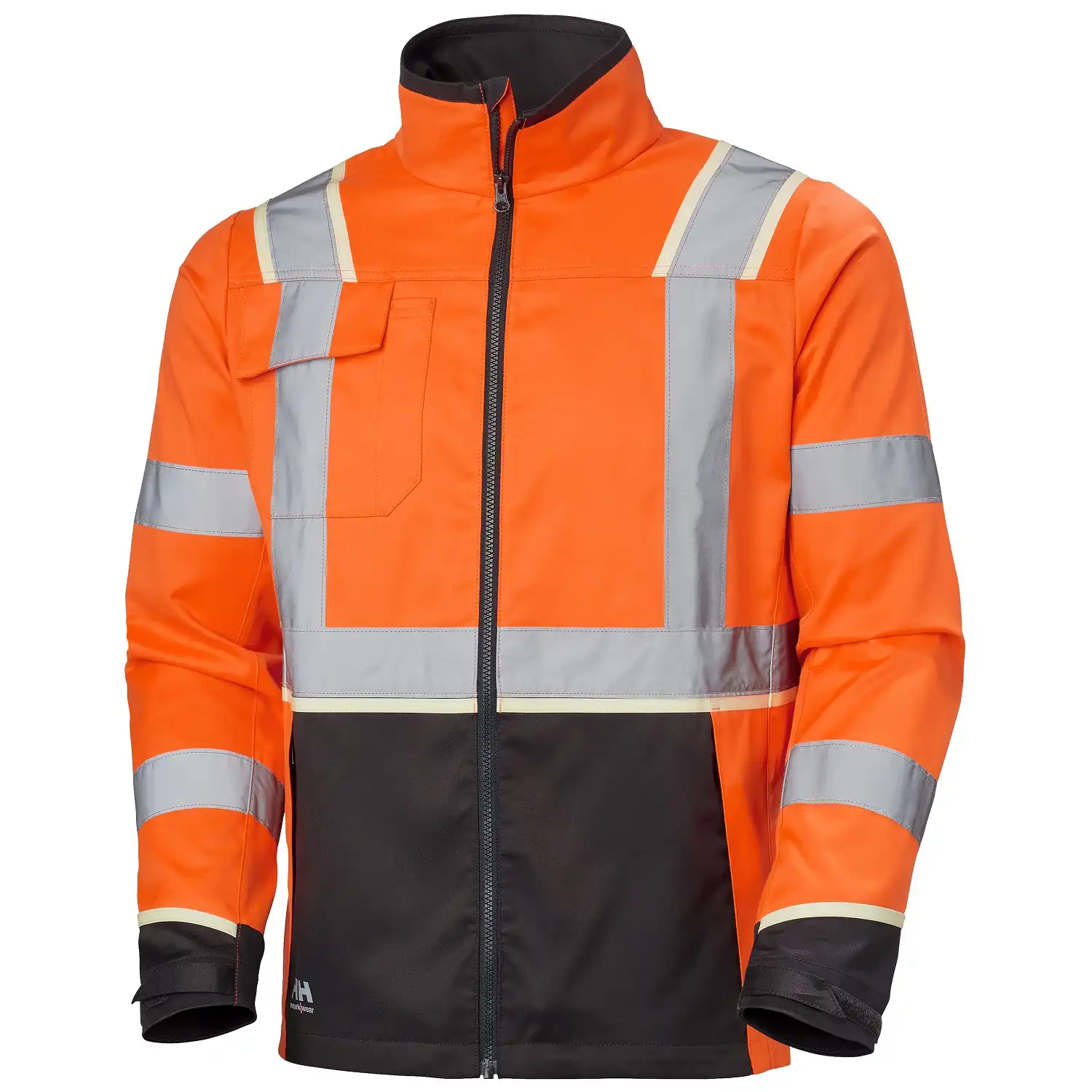 Warnschutz Bundjacke "UC-ME" Nachtleuchtend in orange/schwarz, M - Thumbnail 1