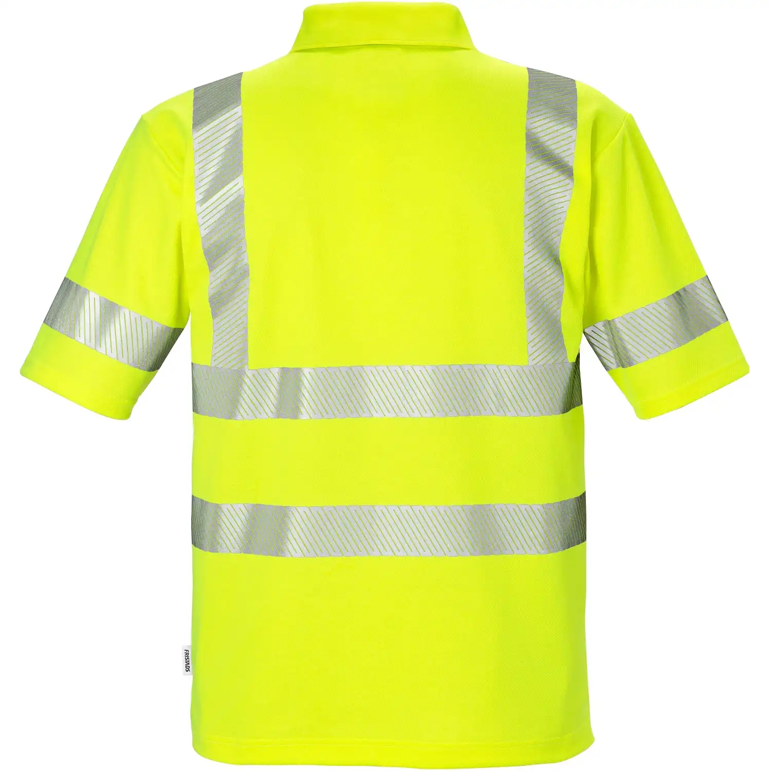 Warnschutz Poloshirt "7406 PHV" Stiby UV-Schutz in gelb, XS - Thumbnail 2