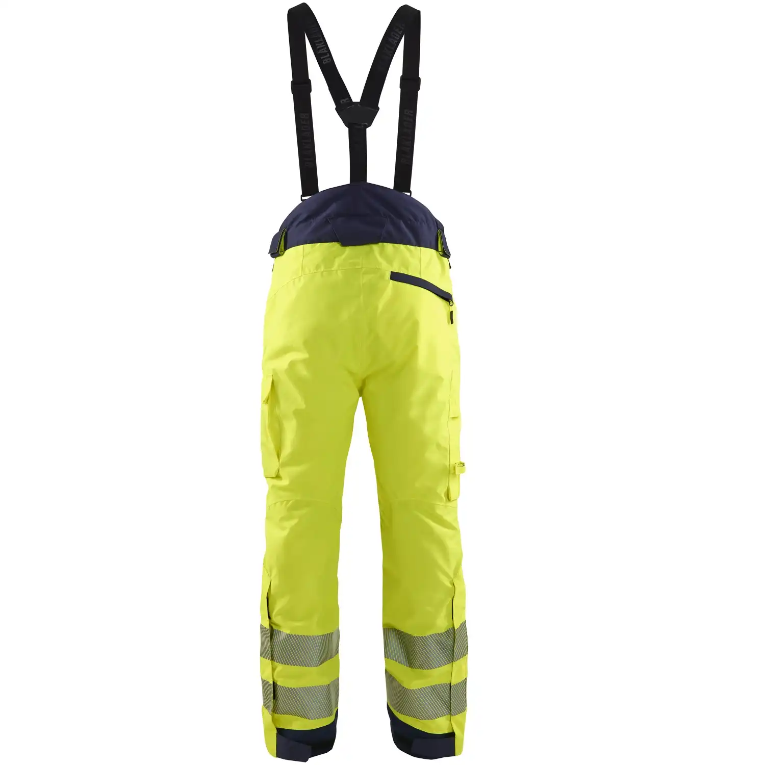 Warnschutz Winterhose "1875" in gelb/marine, 3XL - Thumbnail 2