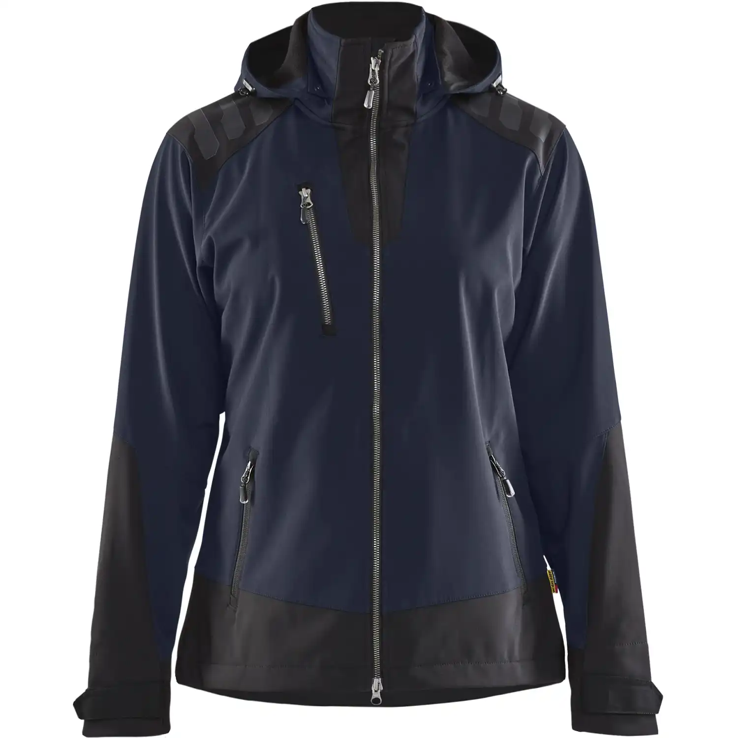 Damen Softshelljacke "4719" in marine/schwarz, M - Thumbnail 1