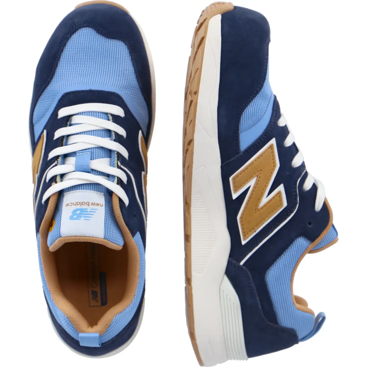Halbschuhe S1PL "MEELCAP" blau/coffee in 42,5 - Thumbnail 3