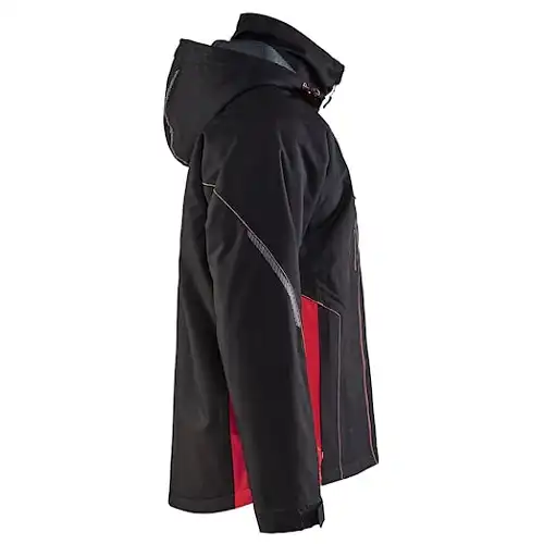 Funktions Winterjacke "4890" in schwarz/rot, XL - Thumbnail 3