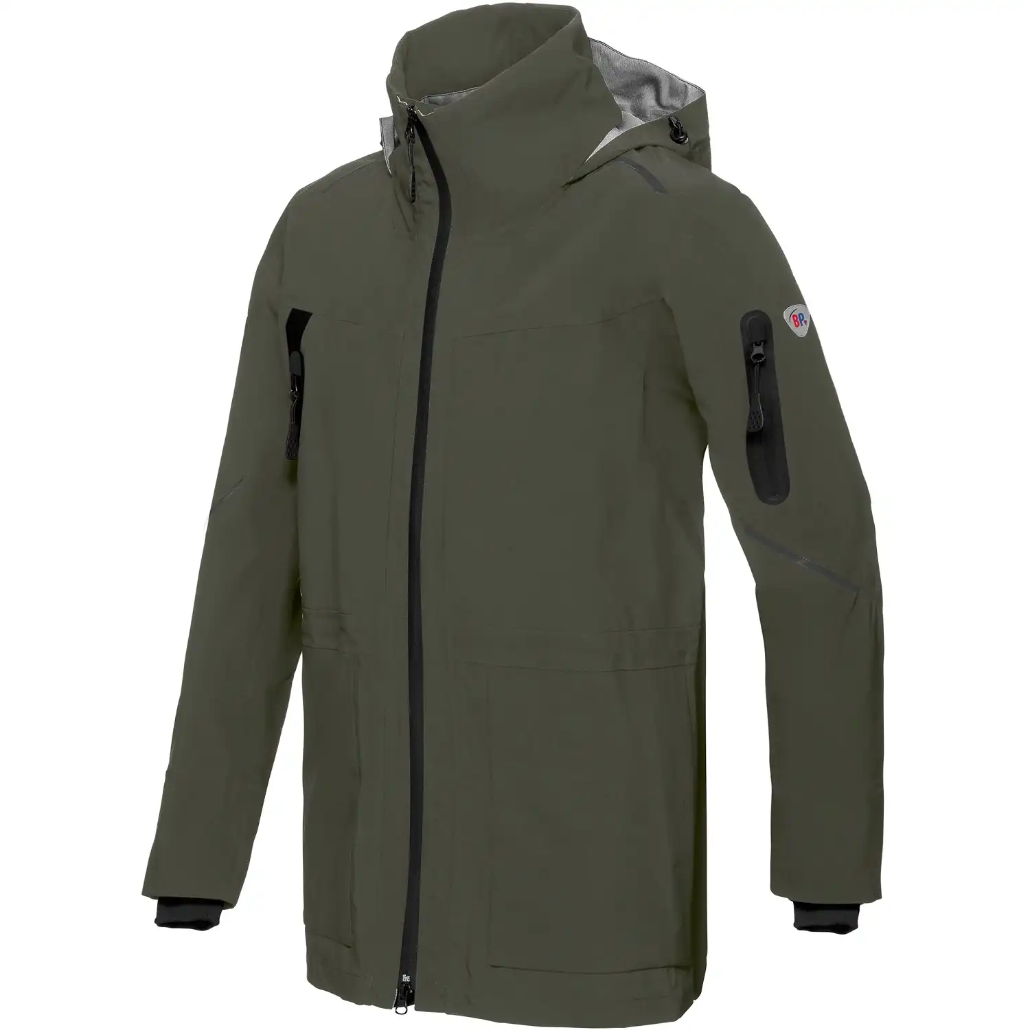 Wetterschutzjacke "1831-104" Outdoor in oliv, XS - Thumbnail 1