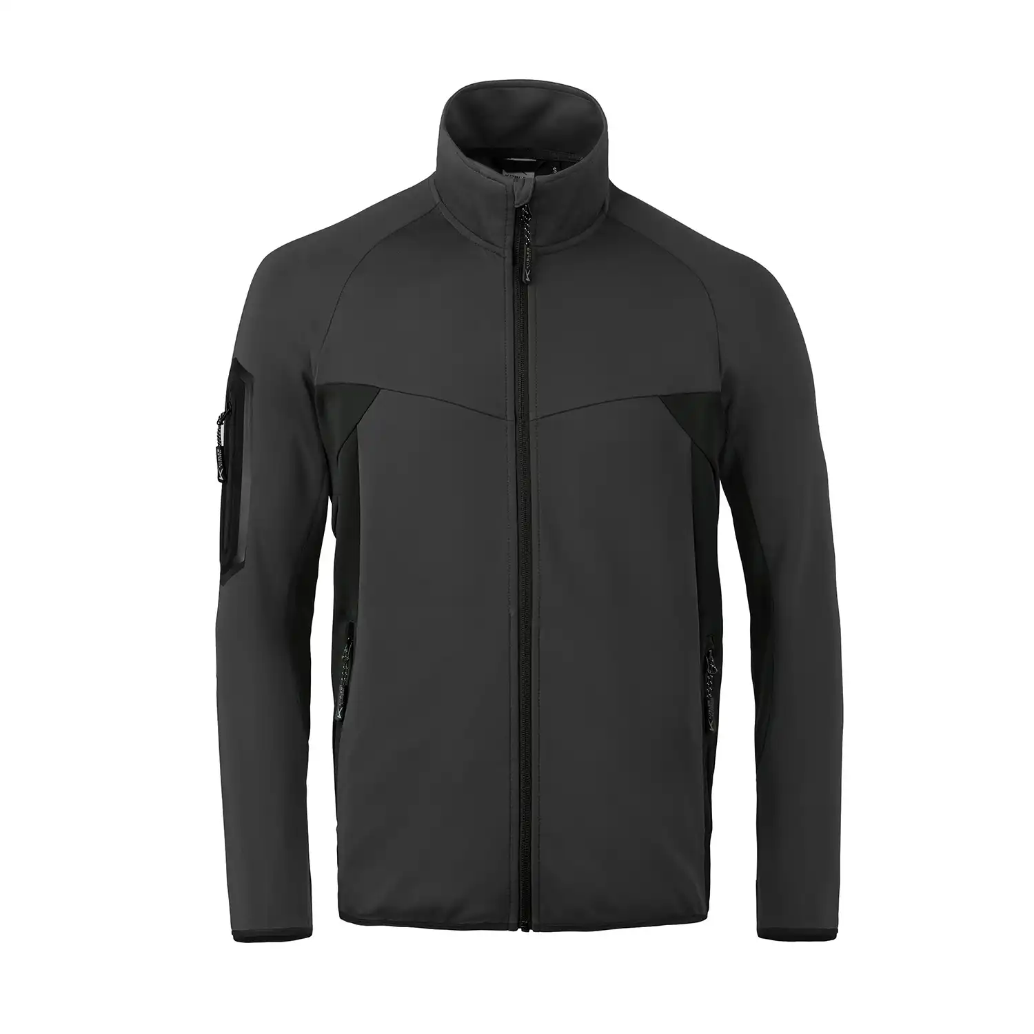 Stretch Bundjacke "ATHLETIQ" in anthrazit/schwarz, L - Thumbnail 1