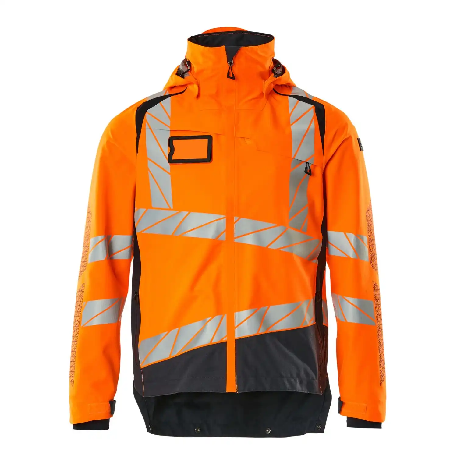 Warnschutz Regenjacke zweifarbig "ACCELERATE SAFE" in orange/schwarzblau, XXL - Thumbnail 1