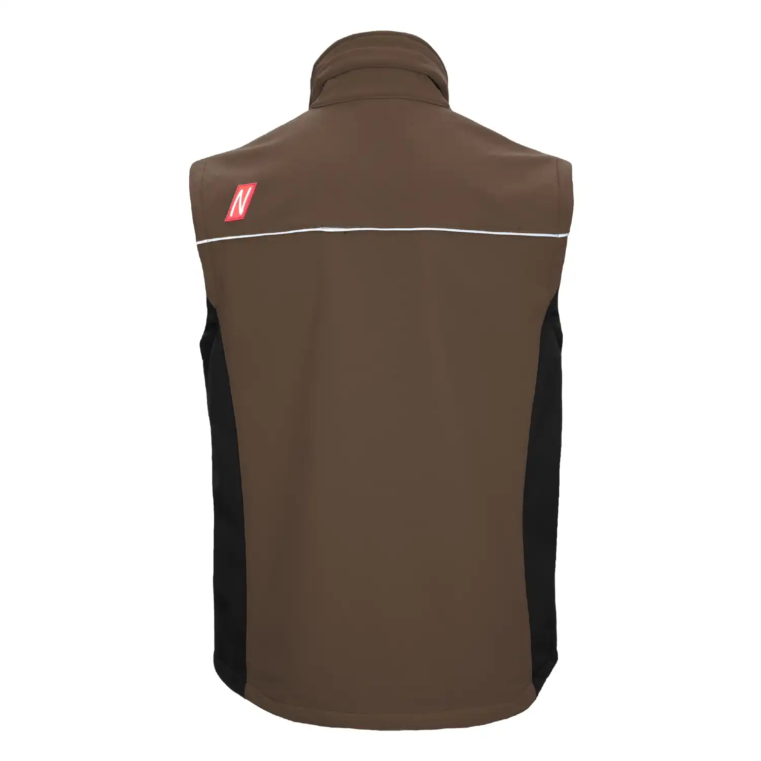 Softshellweste "MOTION TEX LIGHT" in braun, XL - Thumbnail 2