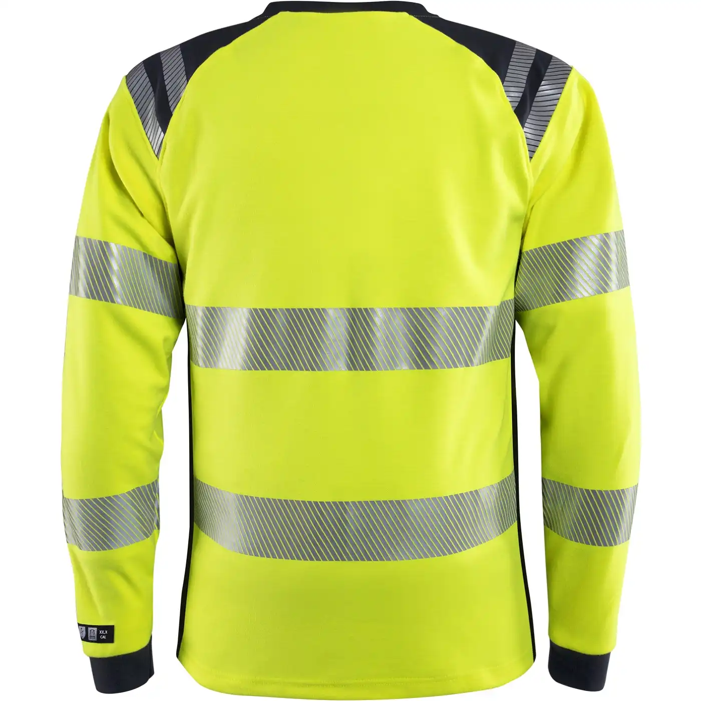 Damen Multinorm Langarmshirt "7357 TFL" Flamestat gelb/marine in XL - Thumbnail 2