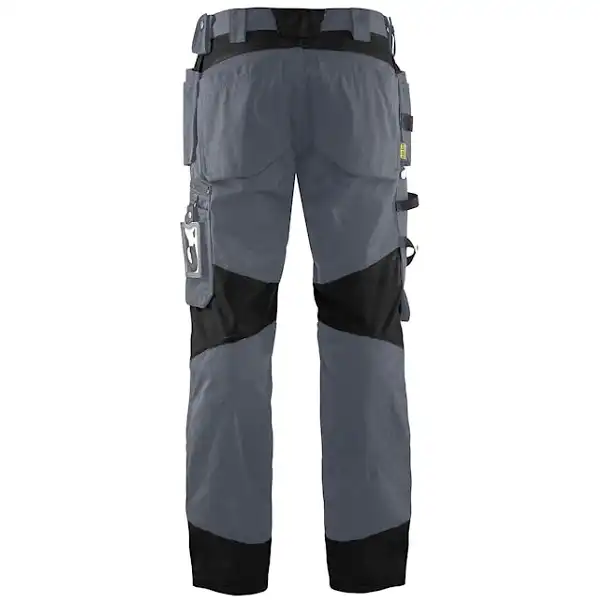 Handwerkerhose "1555" in grau/schwarz, C44 - Thumbnail 2