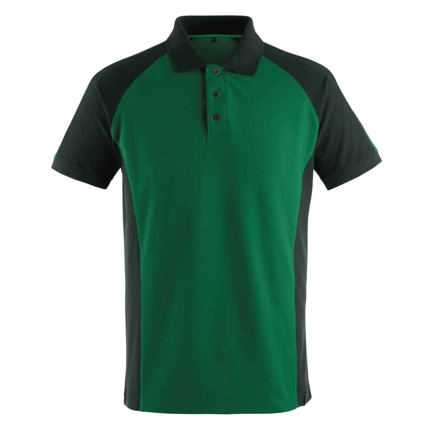 Polo-Shirt "BOTTROP" Unique in grün/schwarz, XXL - Thumbnail 1