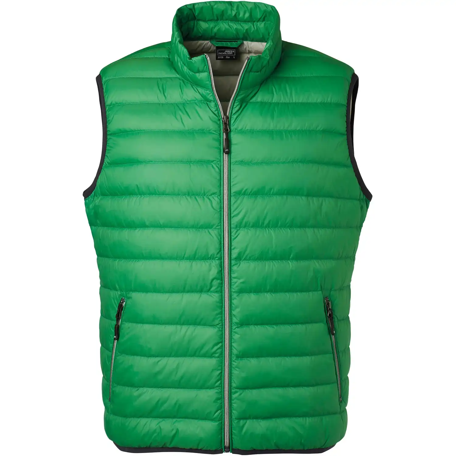 Daunenweste "JN1138" in fern-green/silver, S - Bild 1