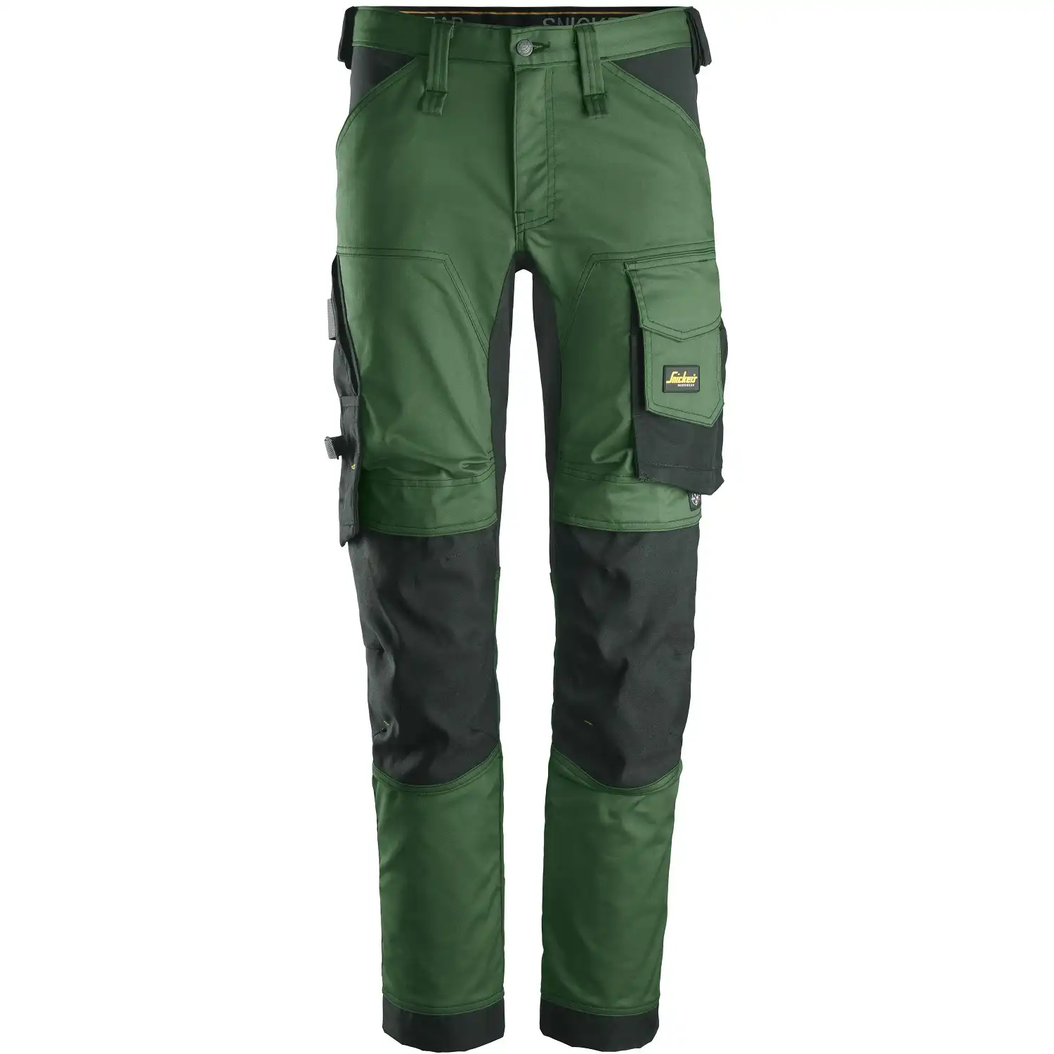 Bundhose "6341" AllroundWork in waldgrün/schwarz, 44 - Thumbnail 1