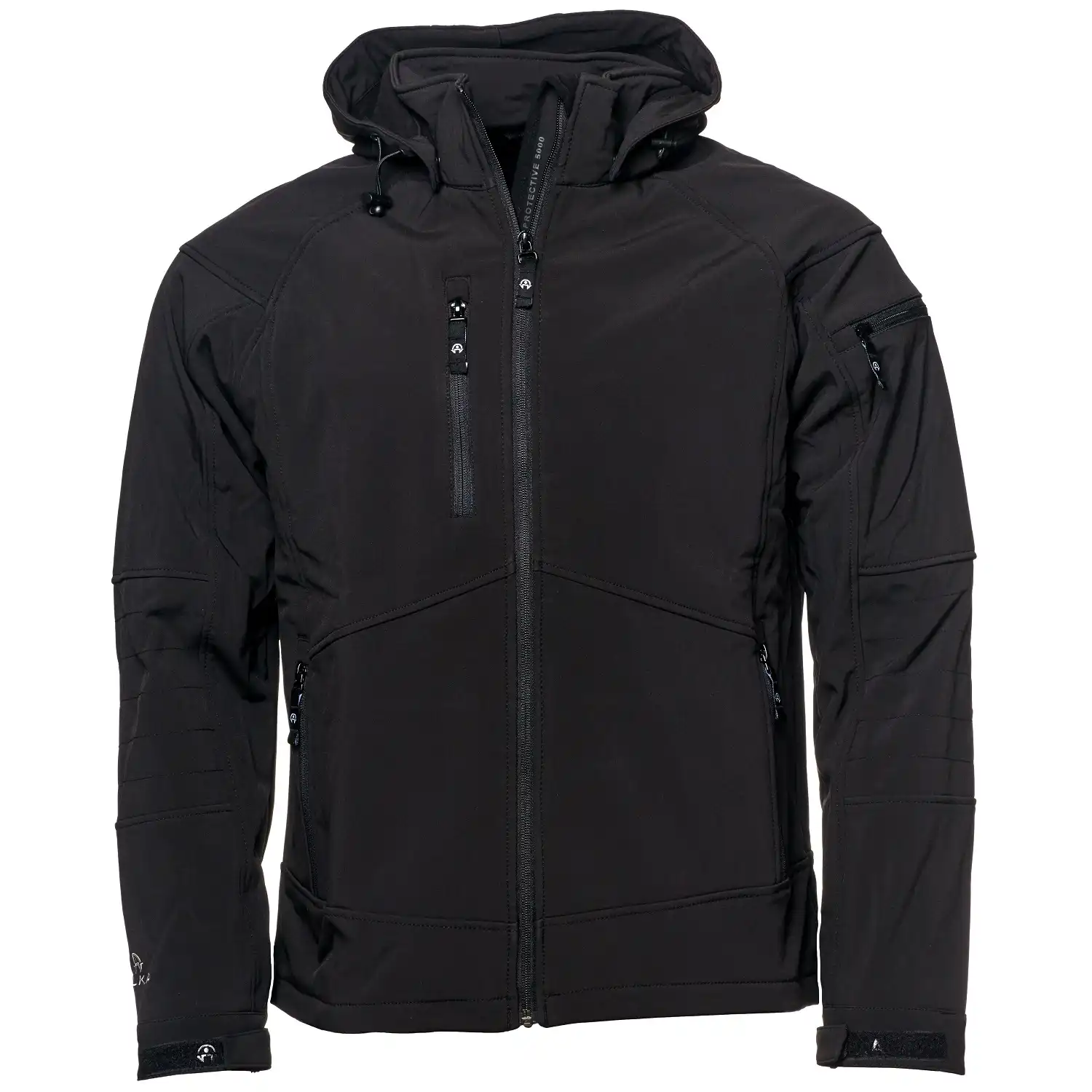 Softshelljacke "116500" Elements in black, L - Bild 1