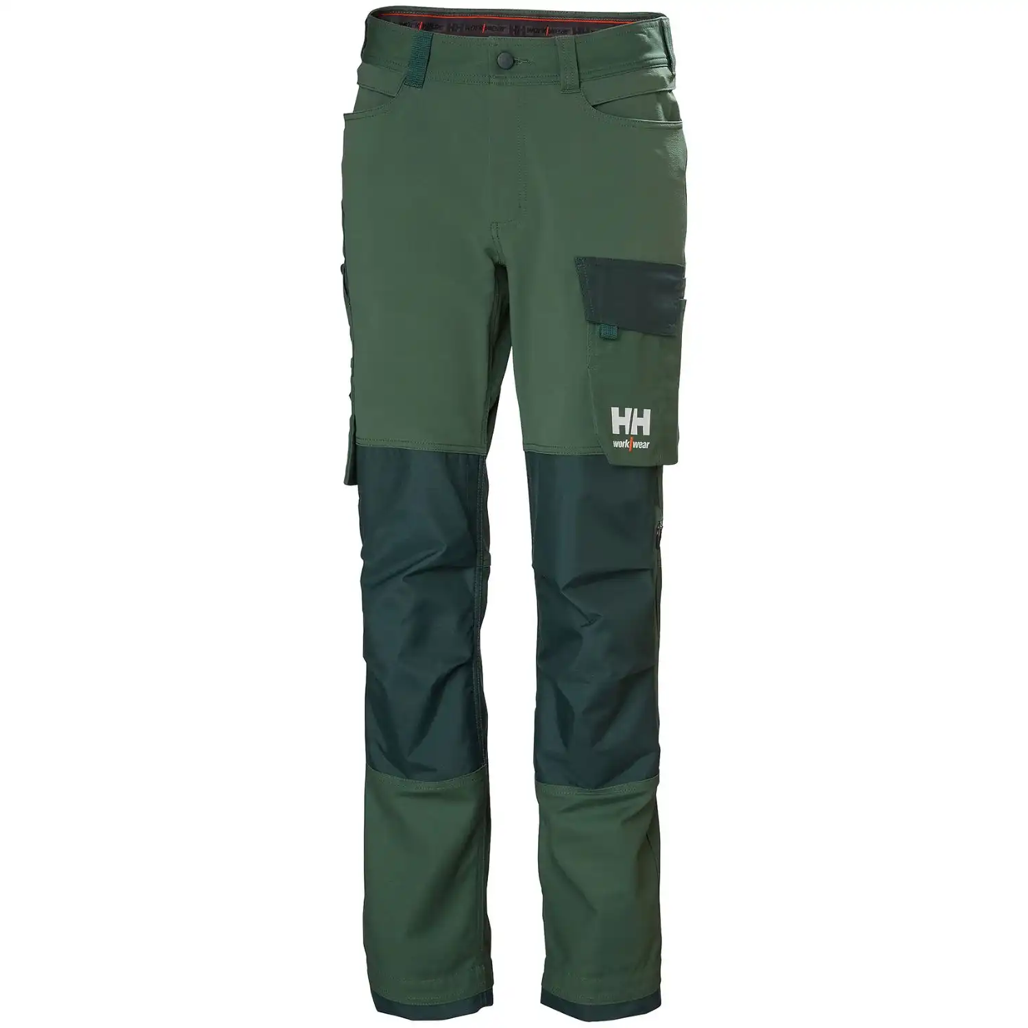 Damen Stretch Bundhose "W LUNA 4X HH CONNECT™" in fichtengrün/dunkel fichtengrün, C40 - Thumbnail 1