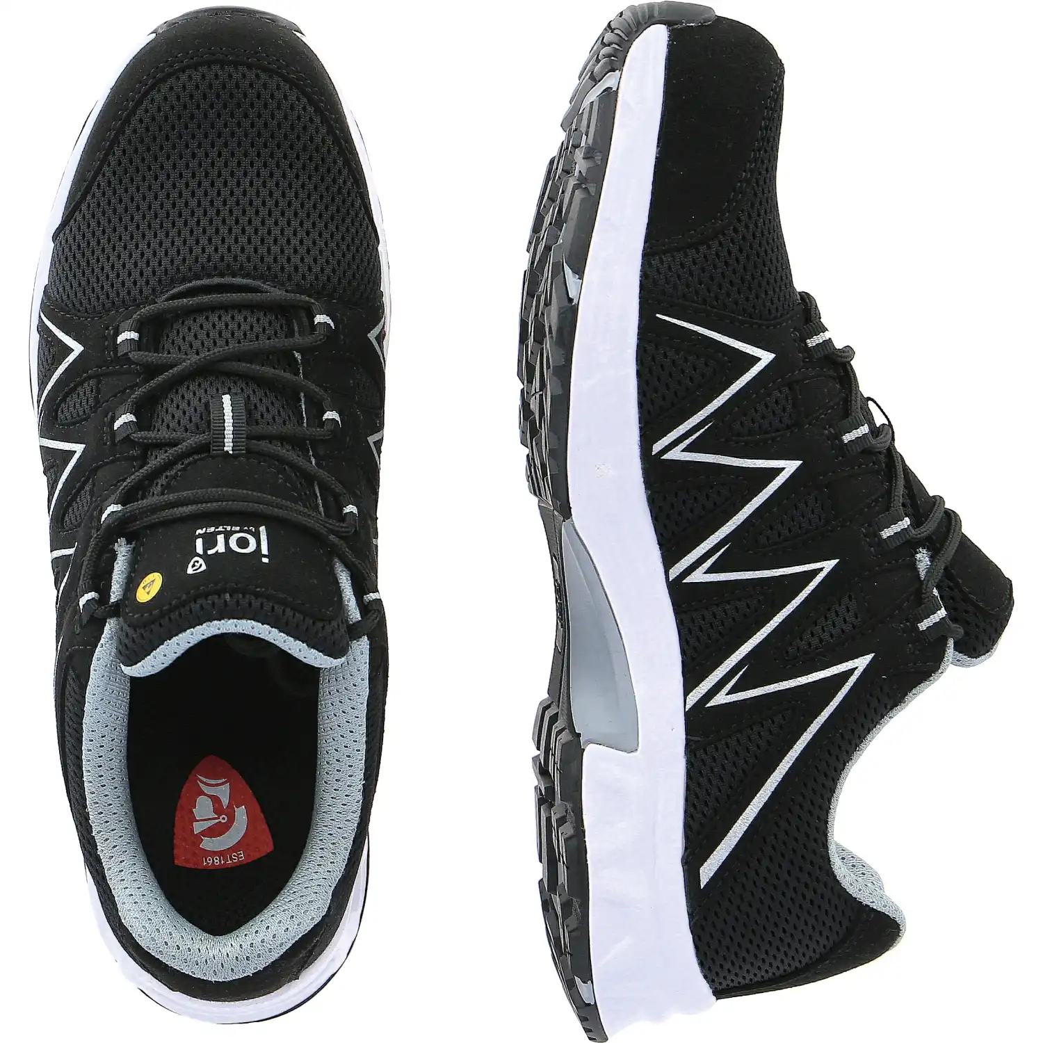 Sicherheitshalbschuhe S1P "JO_SPEEDY BLACK-SILVER LOW"  in 43 - Thumbnail 2