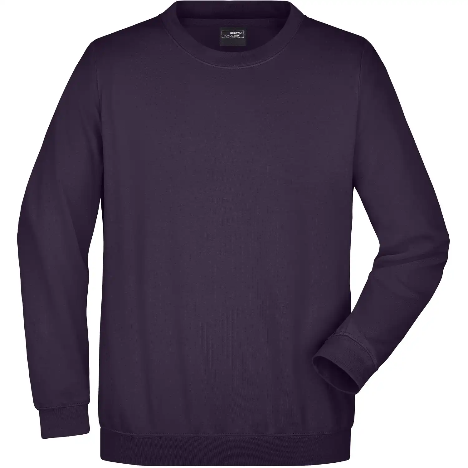 Sweatshirt Heavy "JN040" in aubergine, L - Bild 1