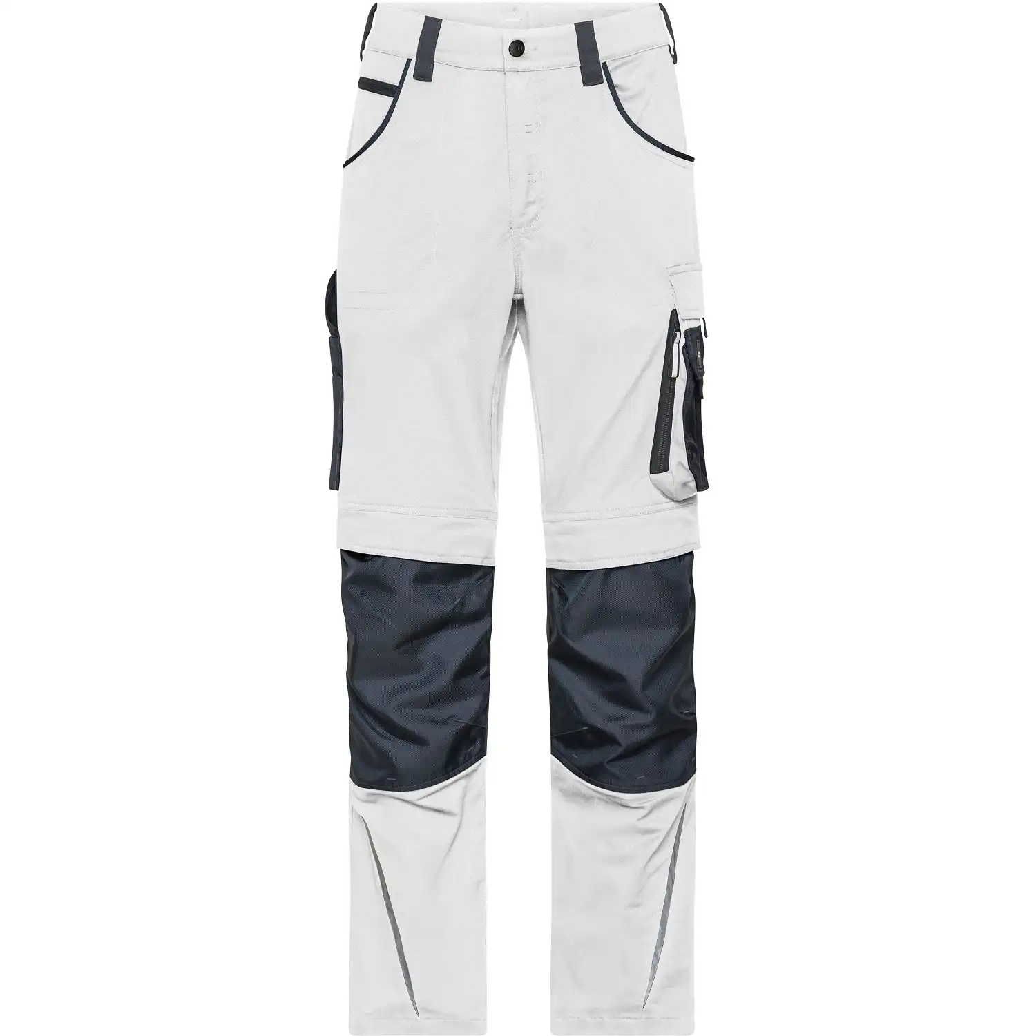 Bundhose "JN1832" Slim Line in white/carbon, 48 - Bild 1
