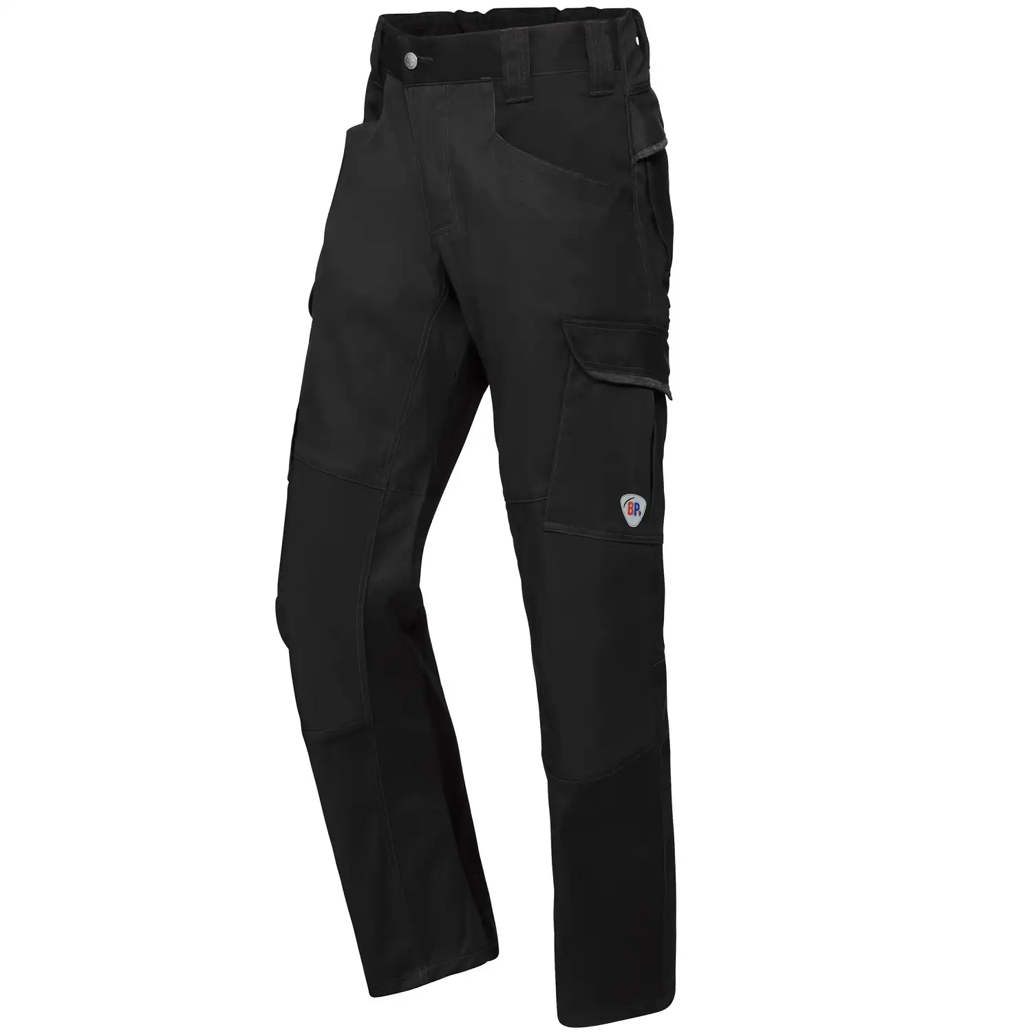 Servicehose "1826-033" Bplus Modern Stretch in schwarz, 54 - kurz - Thumbnail 1