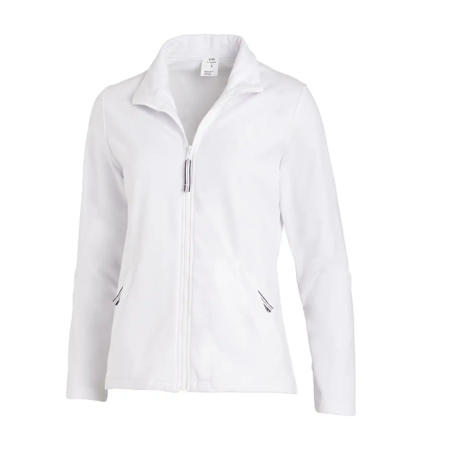 Damen-Sweatjacke "08/1059" in L, Weiß - Bild 1