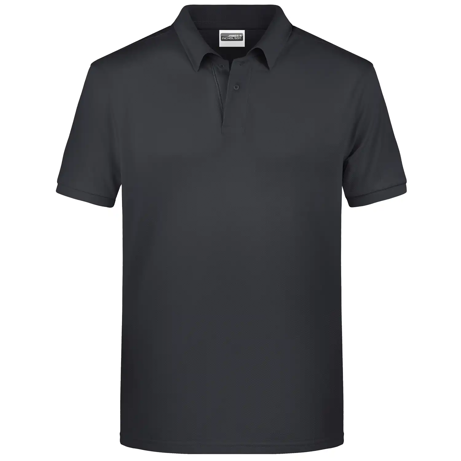 Basic Polo-Shirt "8010" in graphite, 3XL - Bild 1