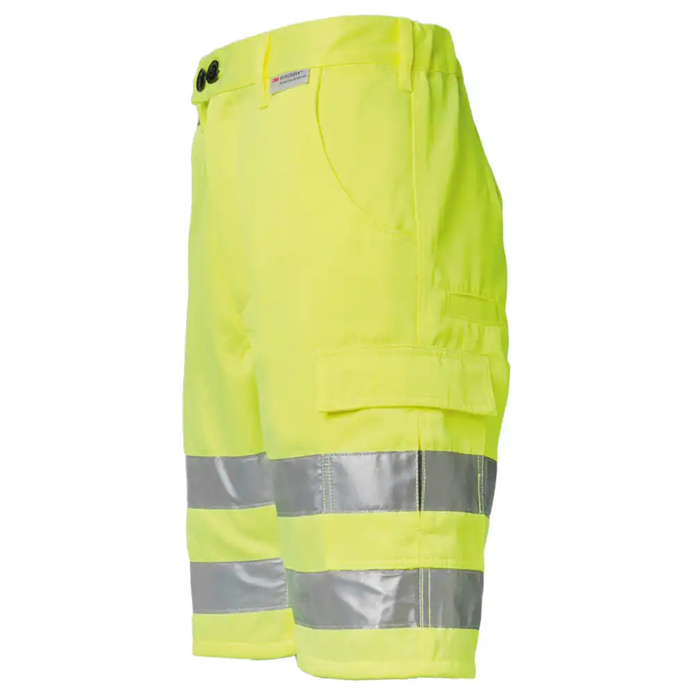 Warnschutz Shorts "UNI" in uni gelb, 4XL - Thumbnail 2