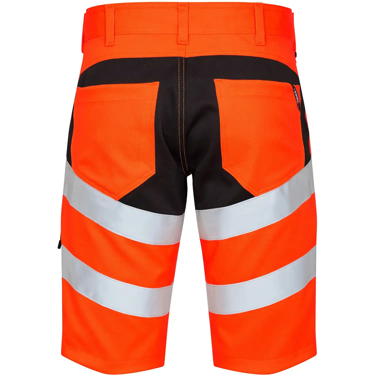 Warnschutz Stretch Shorts "6546-314" Safety in orange/anthrazit, 48 - Thumbnail 2