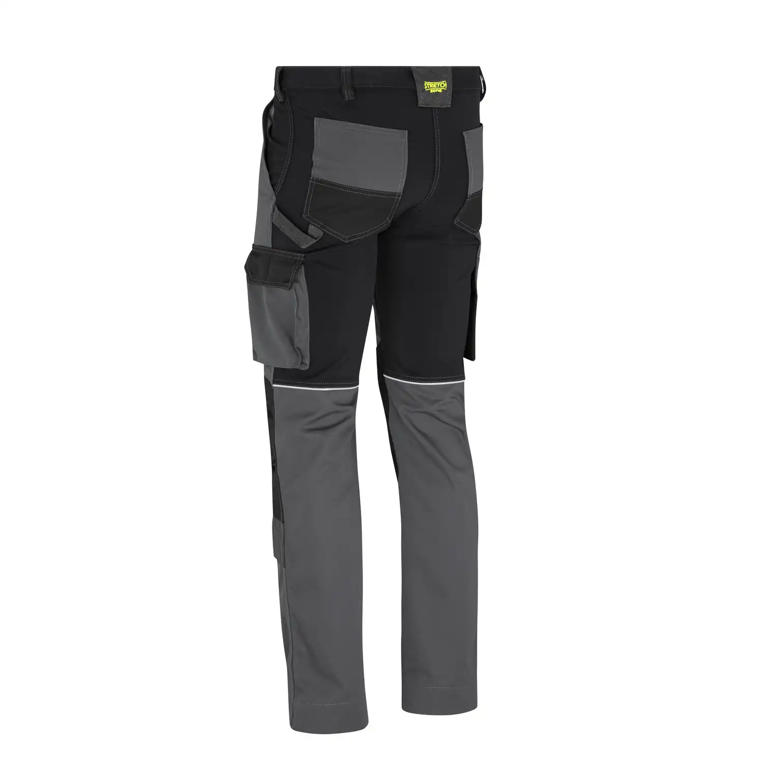 Bundhose "StretchZone® Canvas in grau/schwarz, 50 - kurz - Thumbnail 2