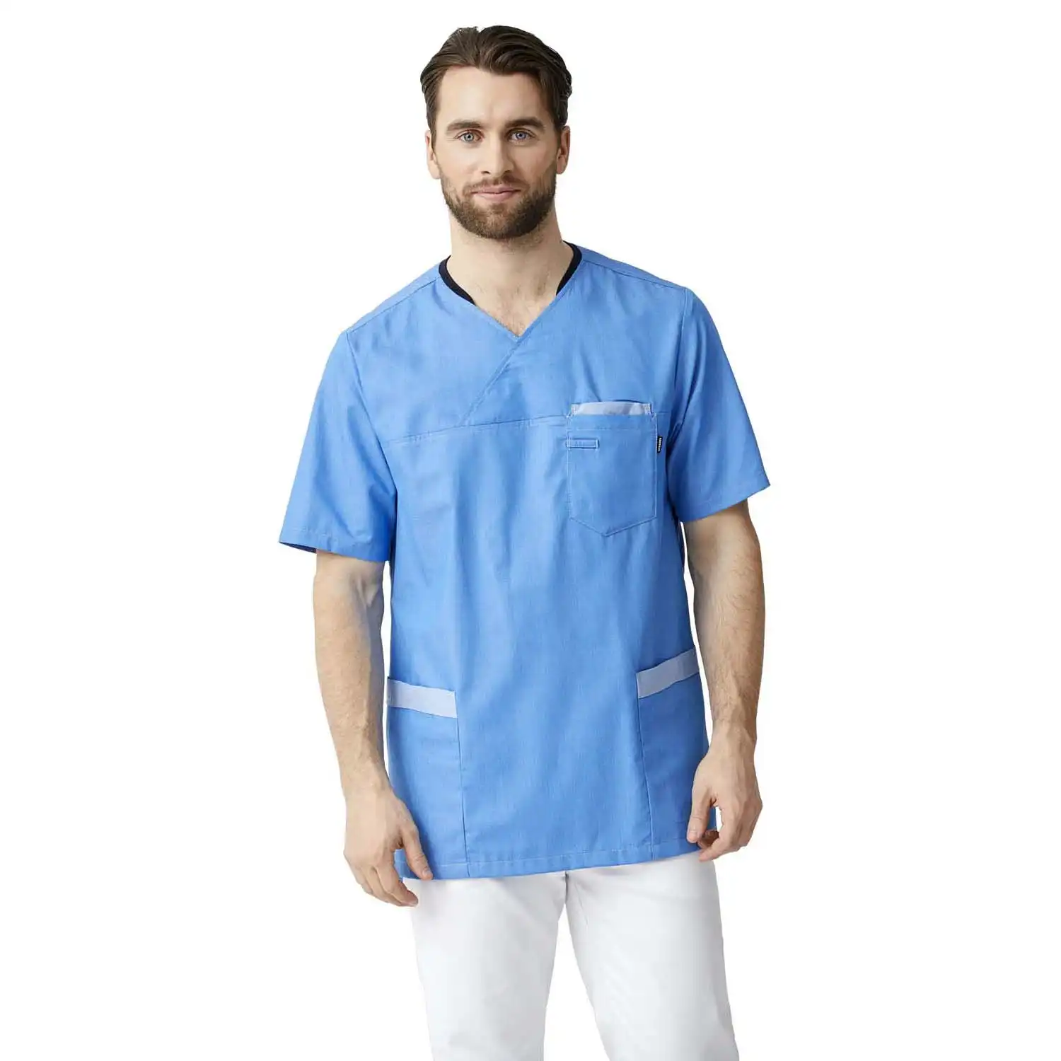 Unisex Schlupfkasack "25416" in Blau, L - Thumbnail 3