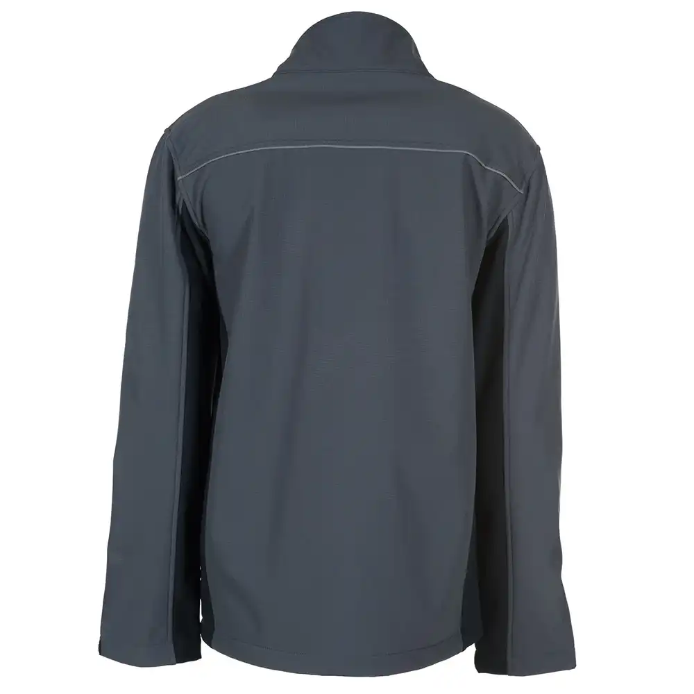 Softshelljacke "HIGHLINE" in schiefer/schwarz/rot, 4XL - Thumbnail 3