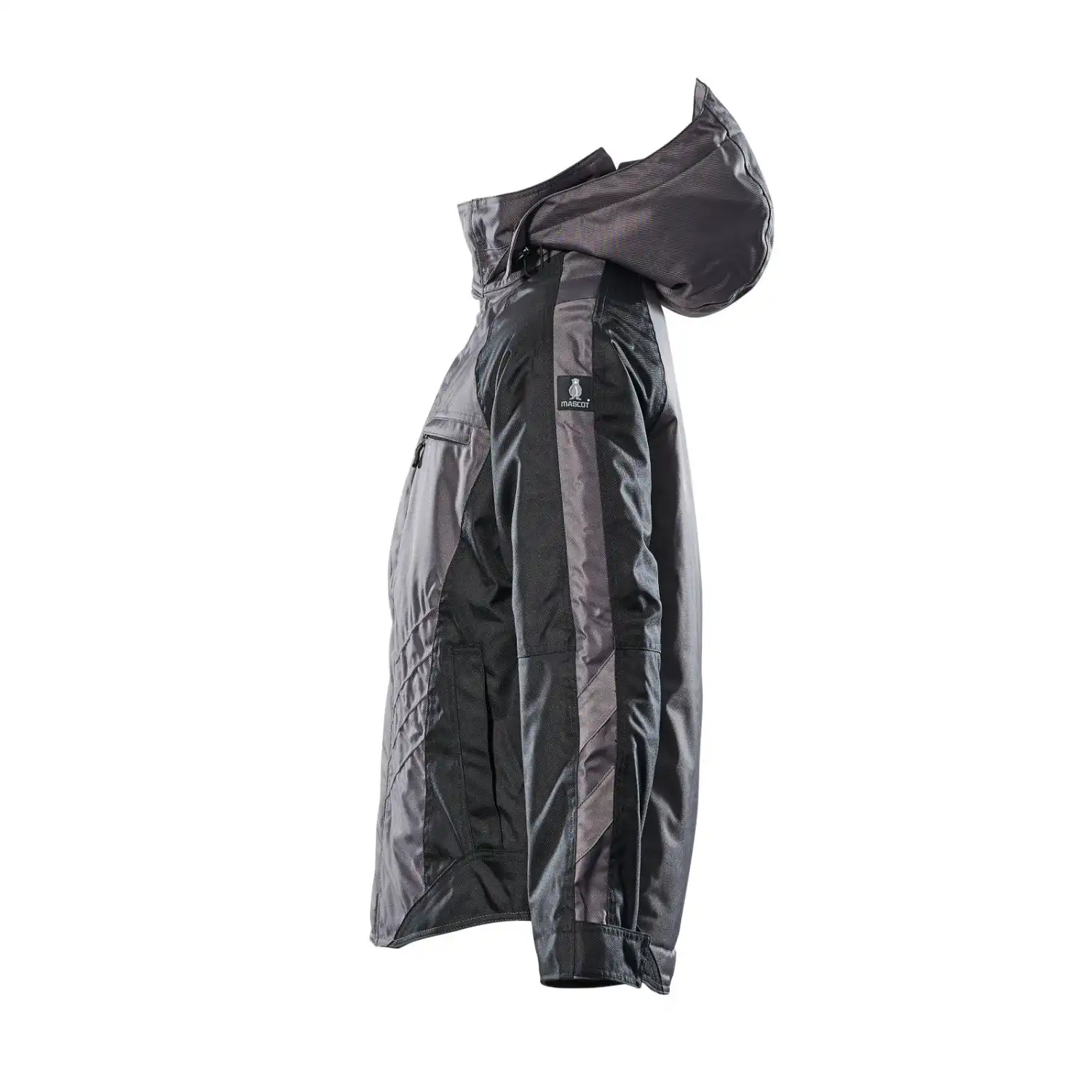 Pilotjacke "FRANKFURT" Unique mehrfarbig in anthrazit/schwarz, L - Thumbnail 3