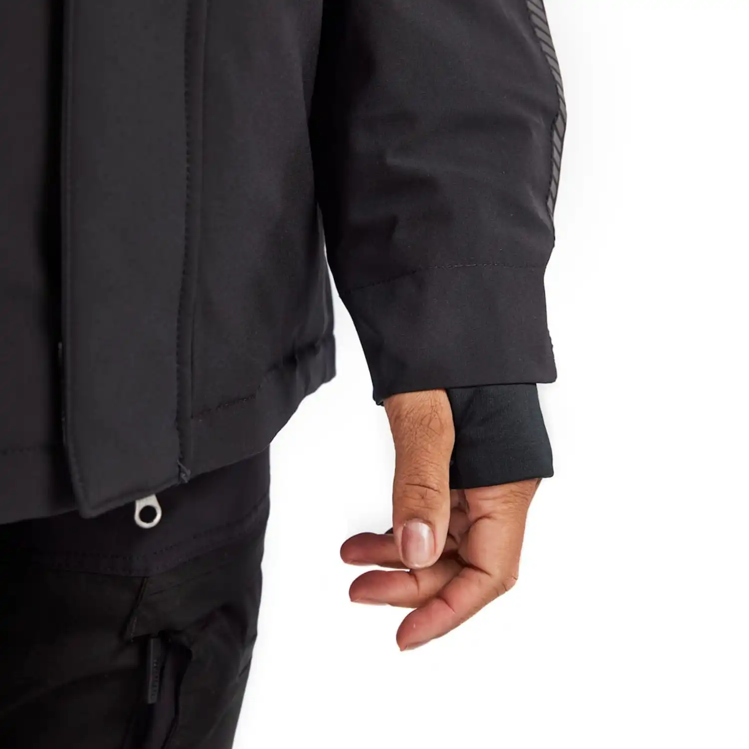 Damen Stretch Winterjacke "4408" in schwarz, 3XL - Thumbnail 9