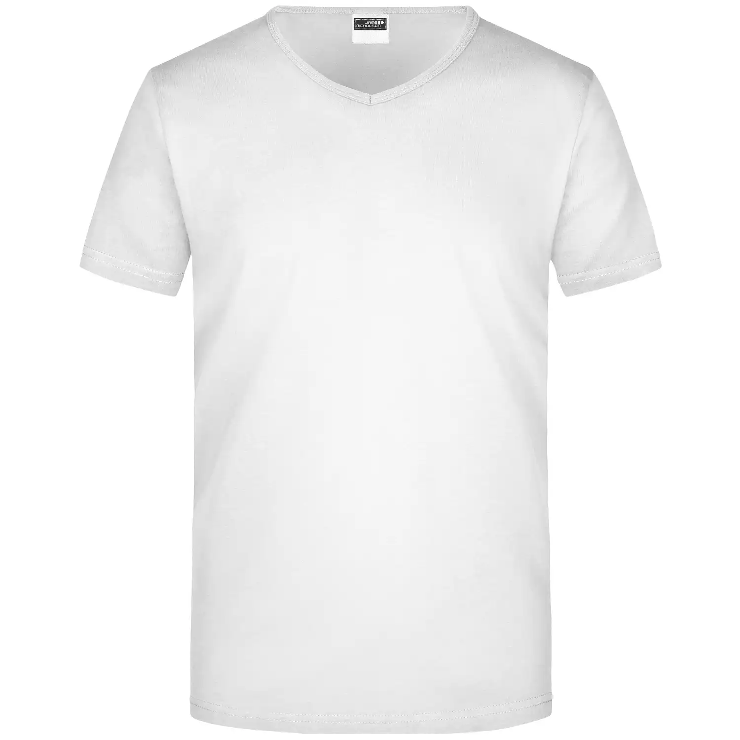 V-T-Shirt Slim Fit "JN912" in white, M - Bild 1
