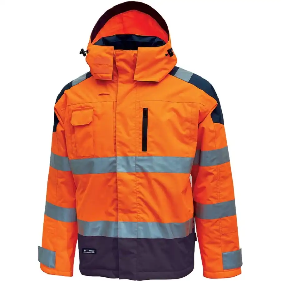 Warnschutz Winterparka "DEFENDER" Hi-Light in Orange, S (DE size: XS) - Bild 1