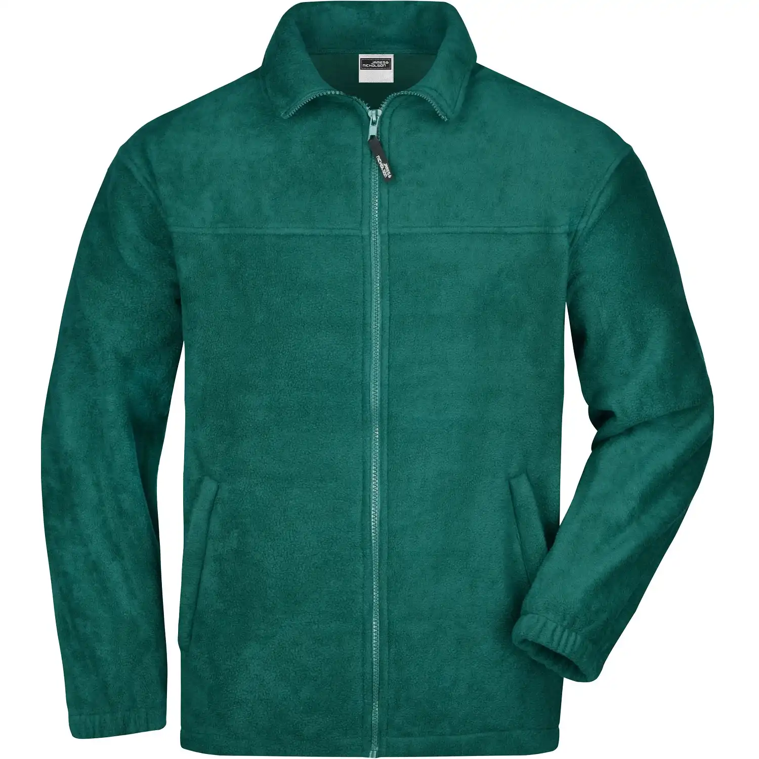 Fleecejacke "JN044" in dunkelgrün, 3XL - Bild 1