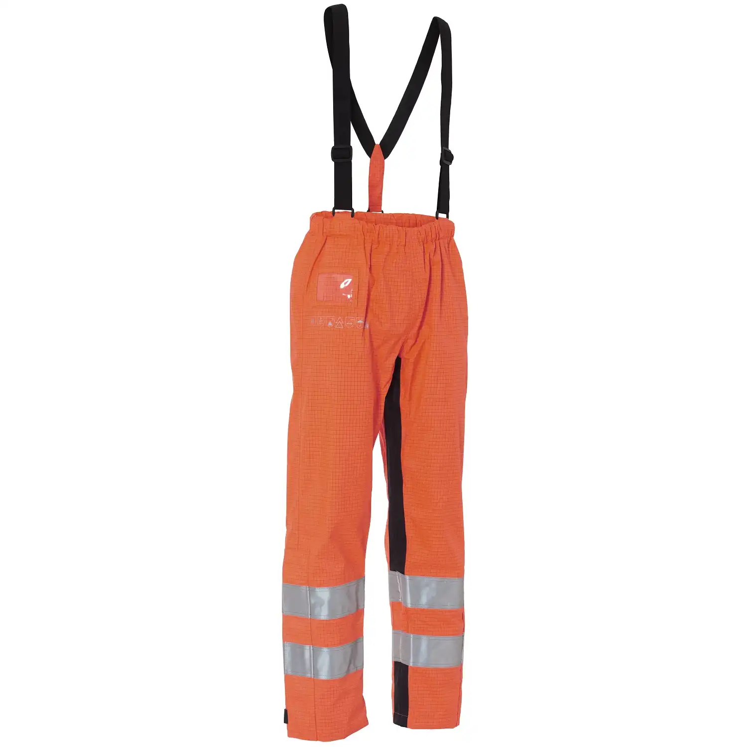 Multinorm Regenhose "082460R" SecureTech Multinorm in warnorange/marine, S - Bild 1