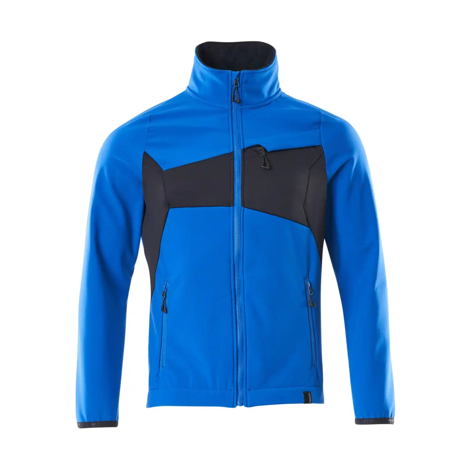 Softshelljacke "ACCELERATE" in azurblau/schwarzblau, XS - Thumbnail 1