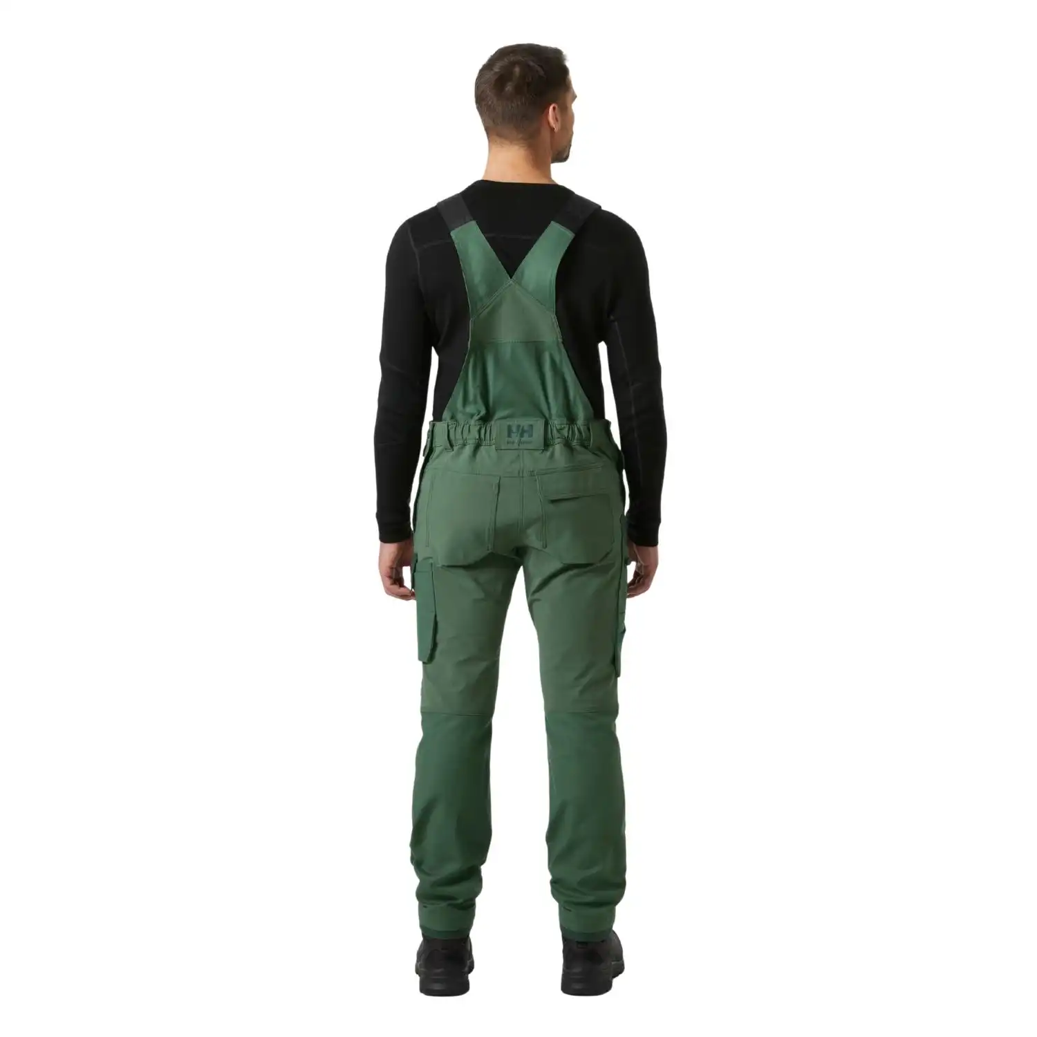 Stretch Latzhose "OXFORD 4X HH CONNECT™ BIB" in fichtengrün/dunkel fichtengrün, C146 - Thumbnail 4