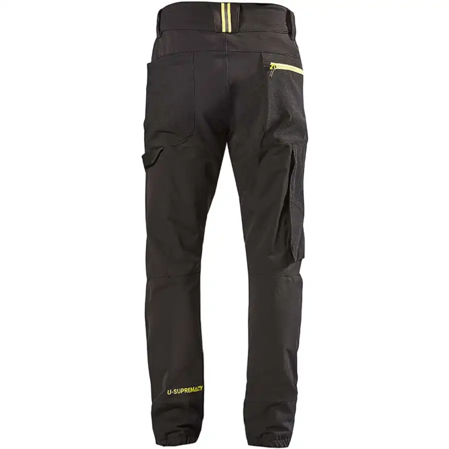 Stretch Servicehose "HORIZON" U-Supremacy in black carbon, XL (DE size: L) - Thumbnail 2