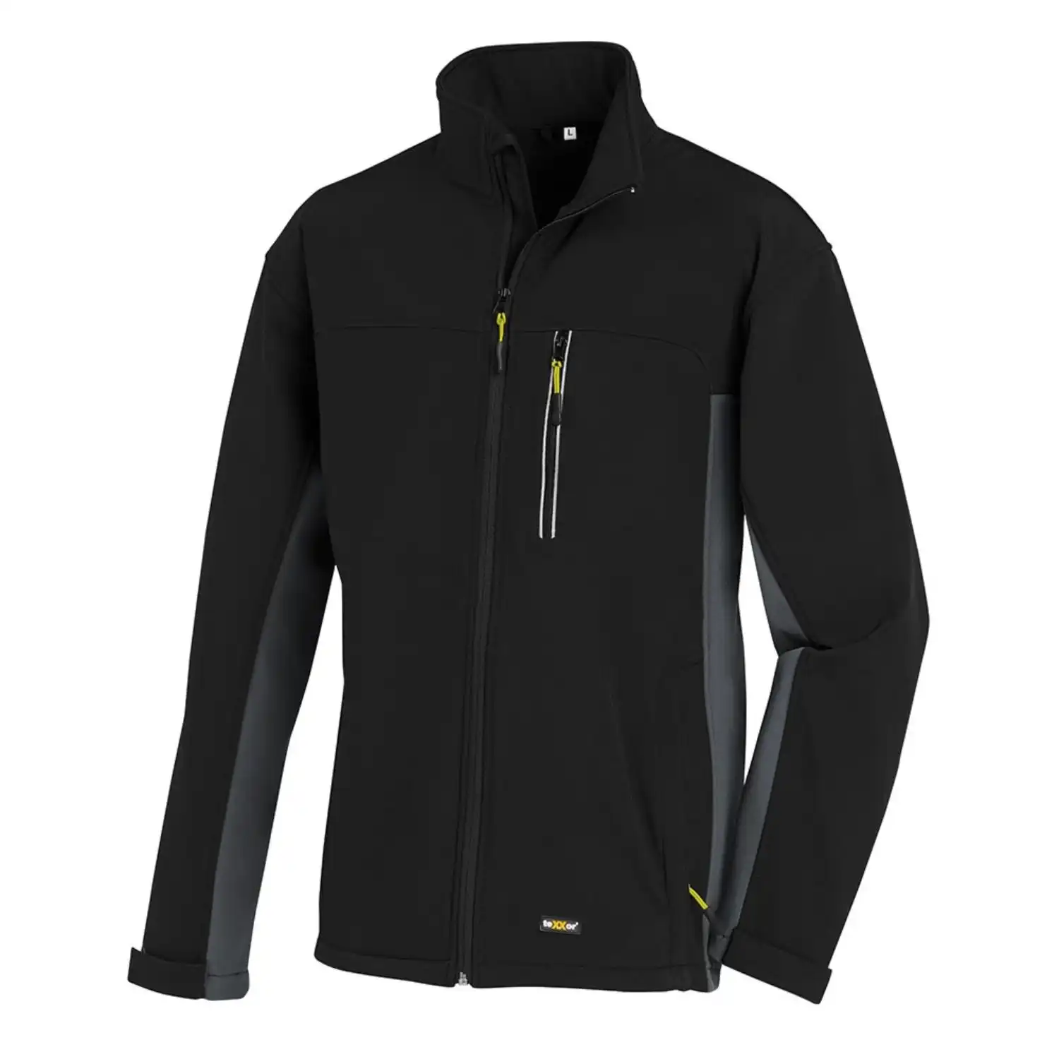 Softshell-Jacke "SKAGEN" in schwarz/grau, 3XL - Thumbnail 1