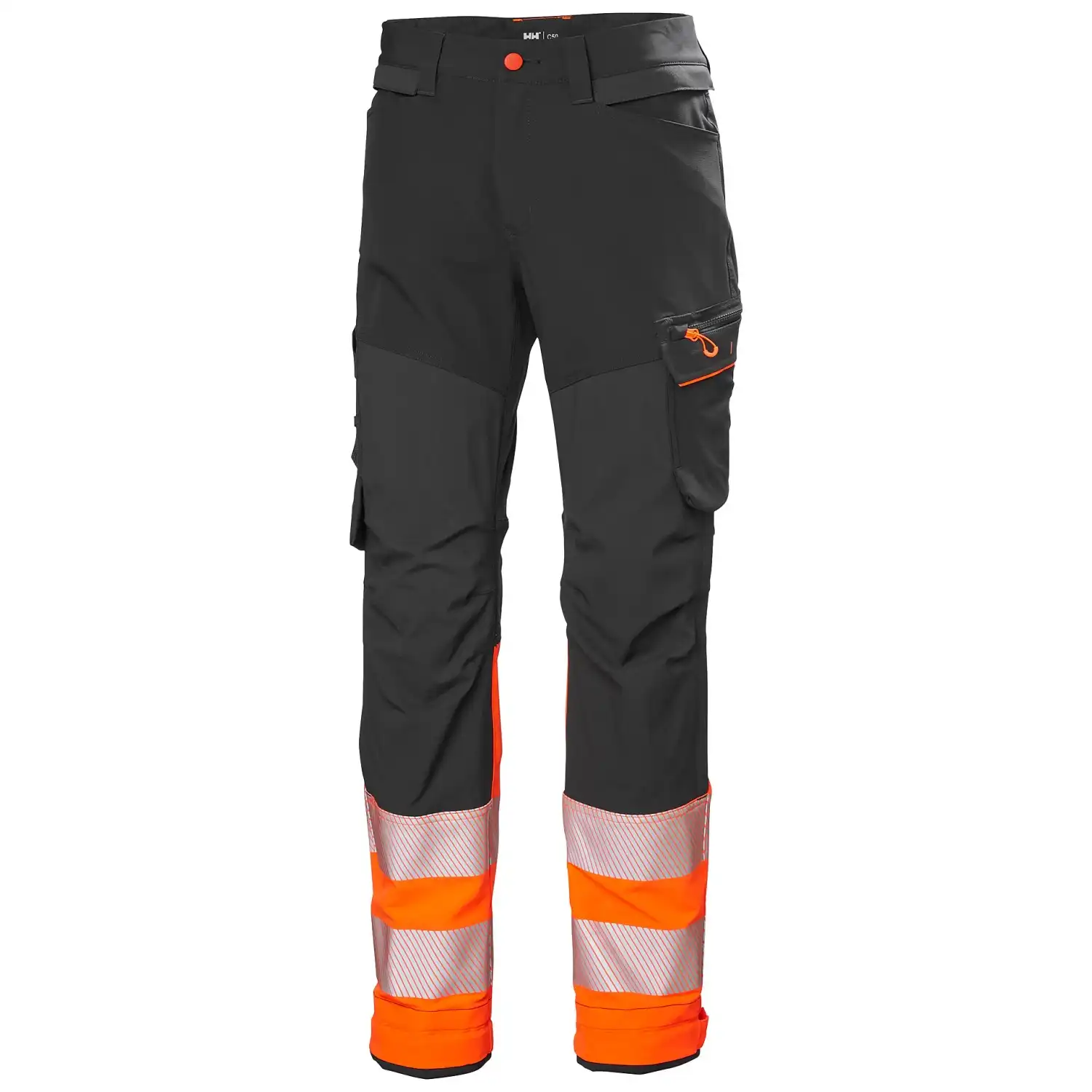 Warnschutz Stretch Bundhose Kl. 1 "ICU BRZ HH CONNECT™" in orange/dunkelgrau, C146 - Thumbnail 1