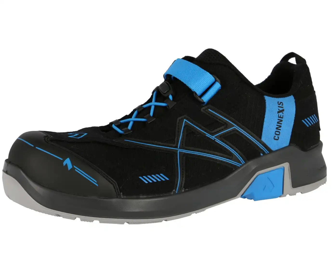 Sicherheitshalbschuhe S1 "Safety T low" black-blue CONNEXIS  in UK 9 - Thumbnail 1