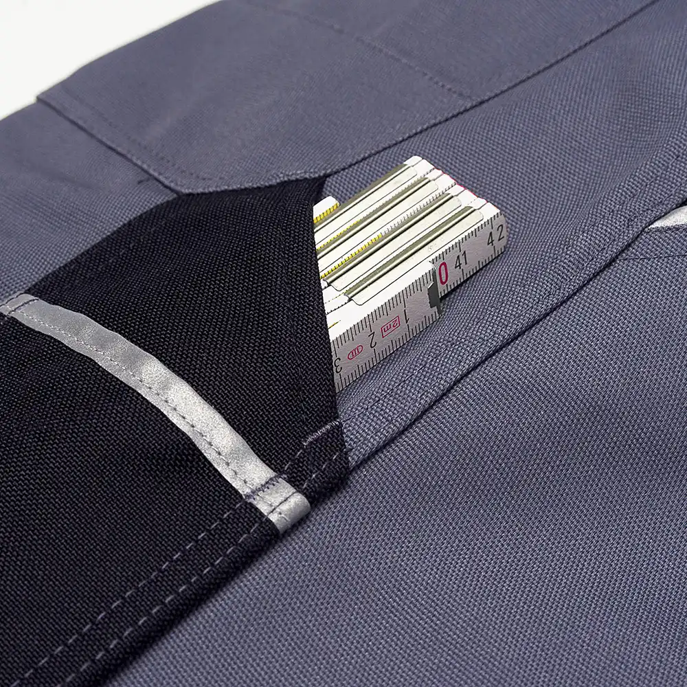 Bundhose "CANVAS 320" in grau/schwarz, 52 - Thumbnail 3
