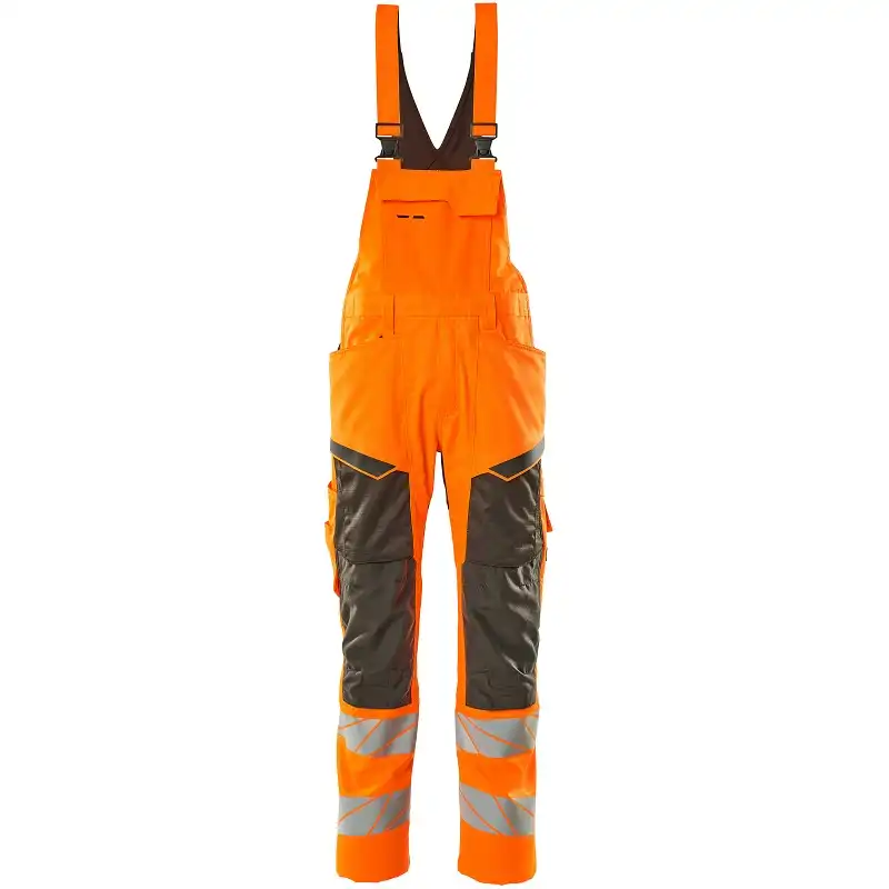 Warnschutz Latzhose "19569" Accelerate Safe in orange/dunkelanthrazit, 76C46 (EU 23) - Thumbnail 1