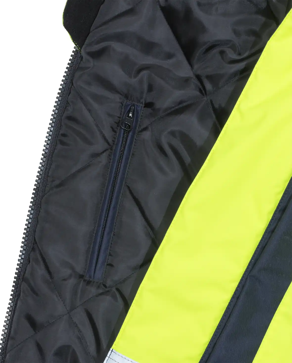 Warnschutz Winterjacke "4035 GTT" Stormsafe Kl. 3 in gelb/marine, XXL - Thumbnail 4