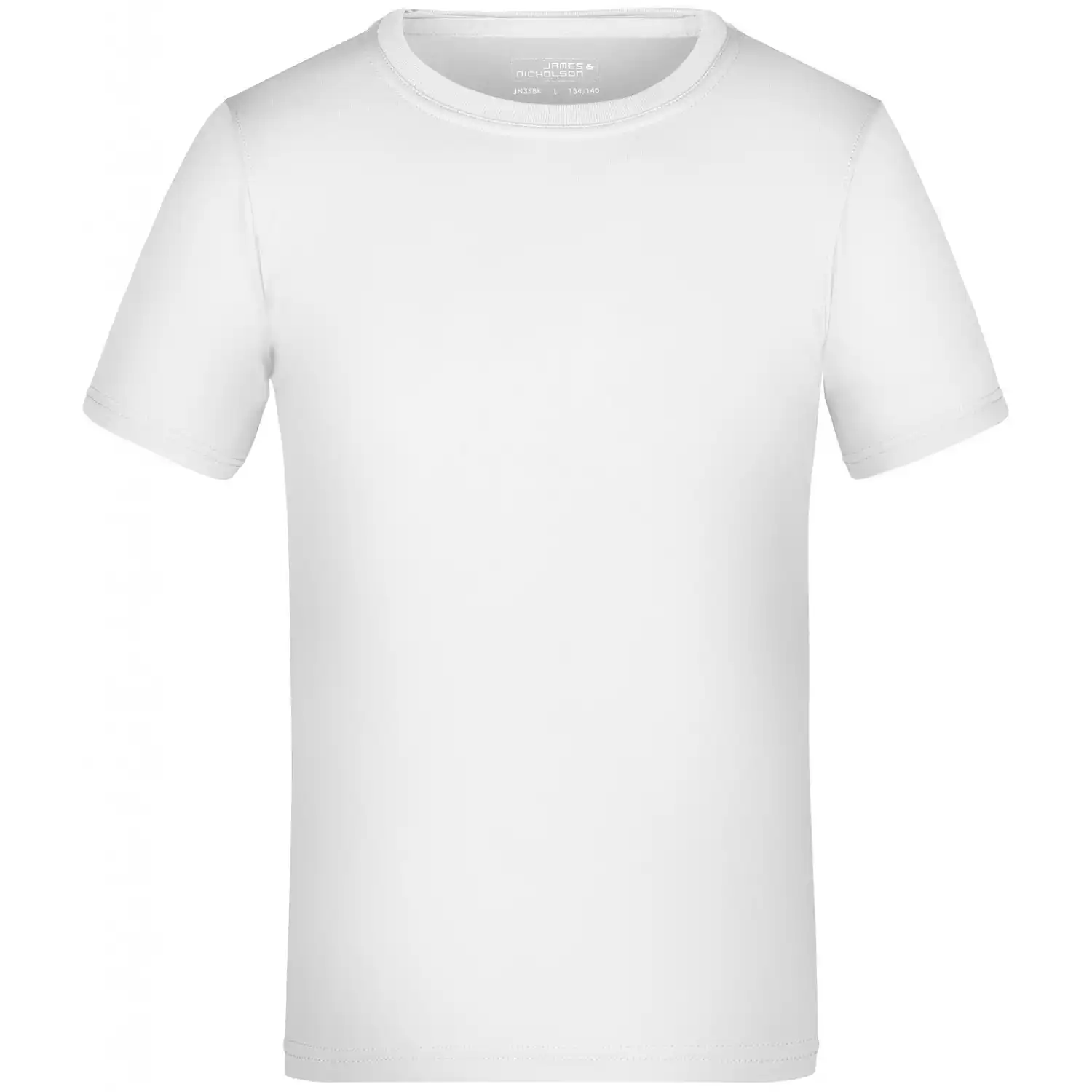 Kinder Funktions T-Shirt "JN358K" in white, L - Bild 1