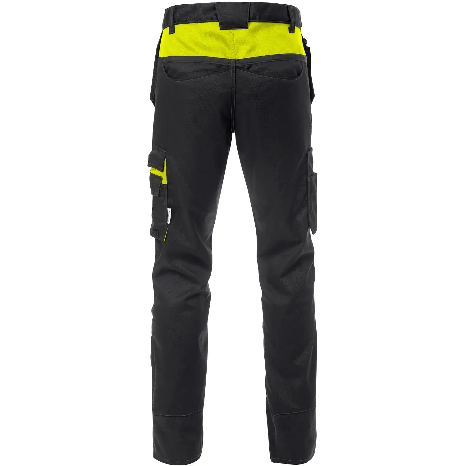 Stretch Handwerkerhose "2595 STFP" Skarup in schwarz/gelb, D120 - Thumbnail 2