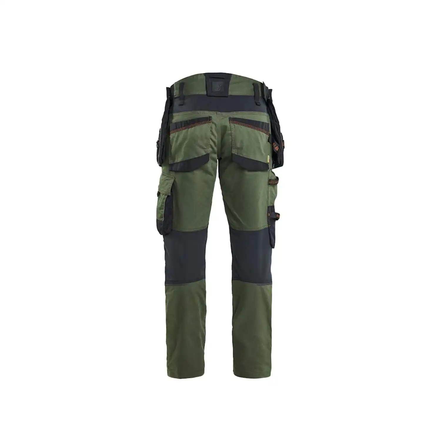 Handwerkerhose "STRIKER" in waldgrün/rost, C110 - Thumbnail 2